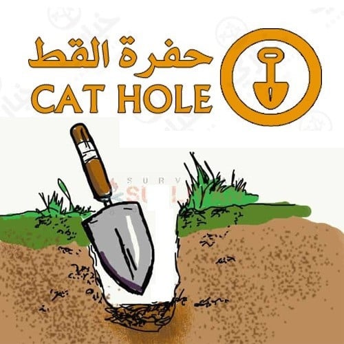 حفرة القط - cat hole