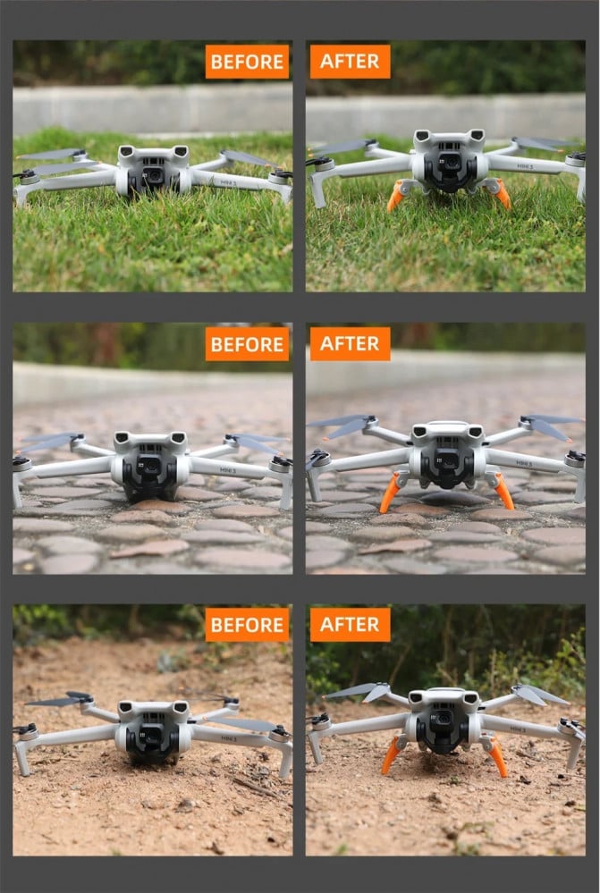 ارجل إضافيه للهبوط Mini 3/Pro