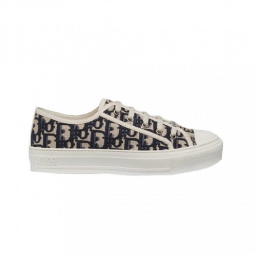 Dior Walk'N'Dior Embroidered Canvas Low 'Deep Blue...