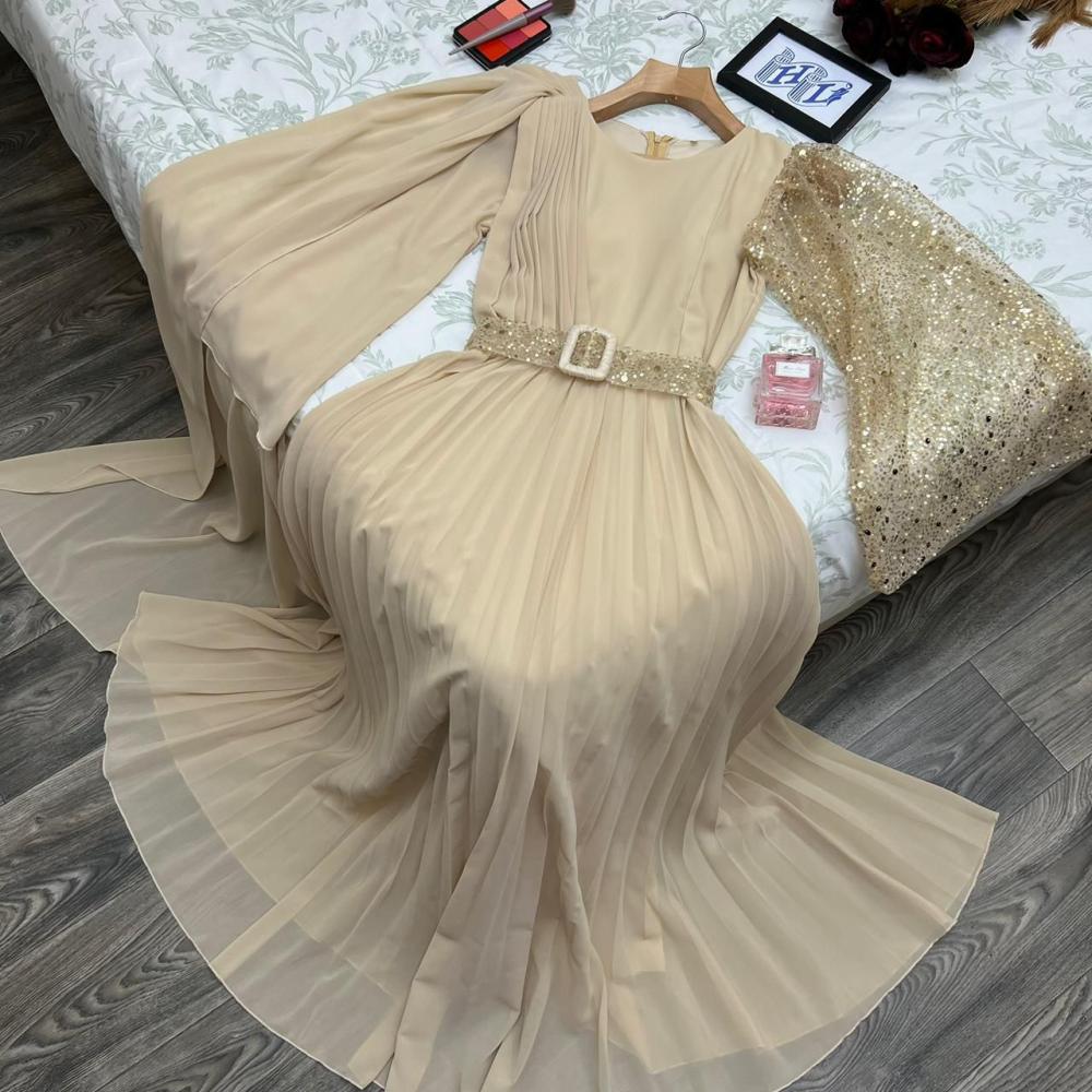 فستان ‎جوجو بيج اكمام طويله طويلة