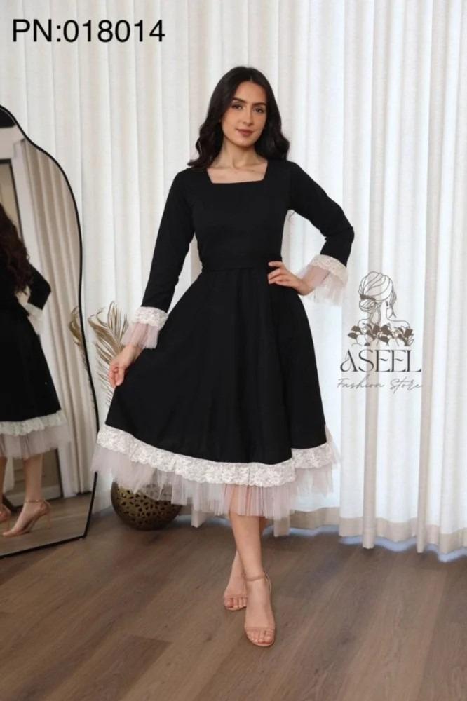 فساتين سهرة طويلة فخمة دانتيل
