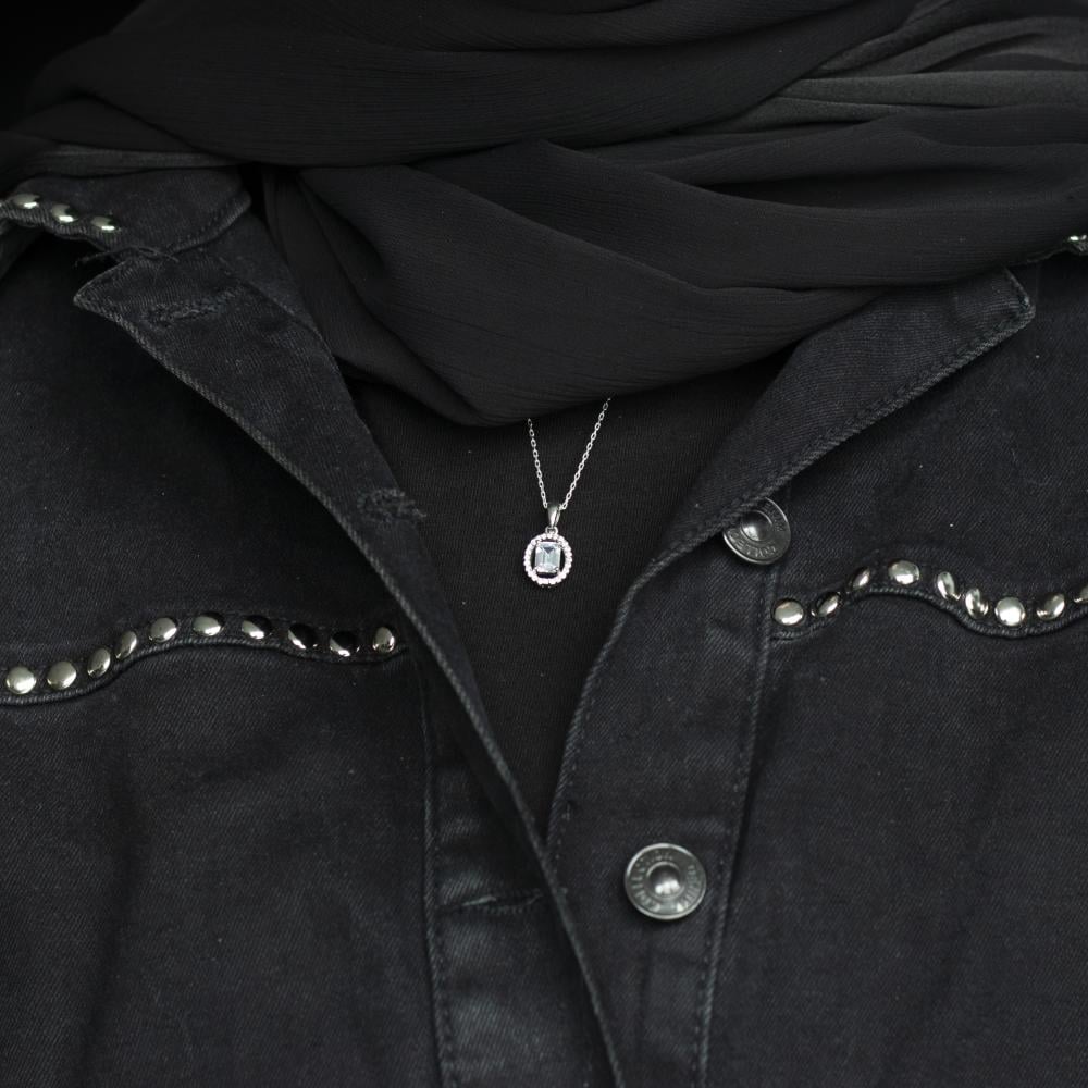 سلسال فضة عيار 925 بتصميم كلاسيكي