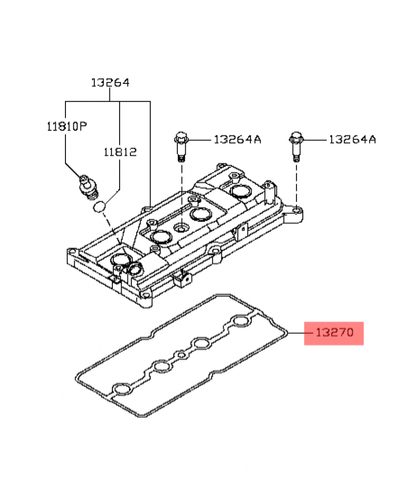 وجه غطاء البلوف | Gasket Rocker