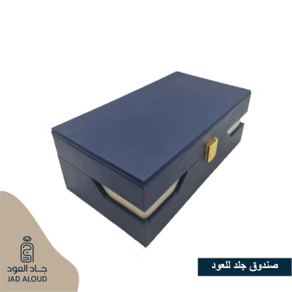 شنطة جلد ازرق للعود