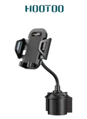 حامل هاتف للسيارة بزاوية دوران 360 درجة وتركيب في حامل الأكواب