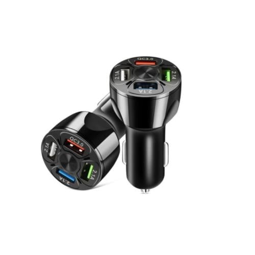 شاحن سيارة سريع متعدد المنافذ بــ قوة 68 واط من HOOTOO