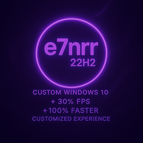 ويندوز مخفف ومعدل e7nrr 22h2 الاصدار الثاني