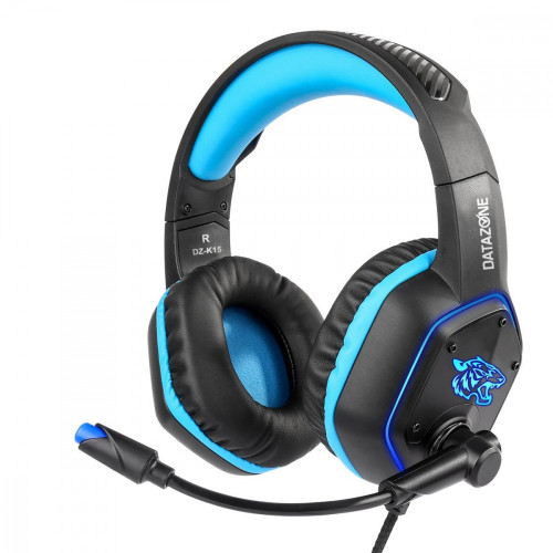 سماعة جيمينغ DZ-K15B -Blue من داتا زون سلكية إضاءة...