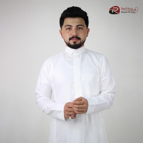 ثوب سكري سحاب قلاب سادة D195