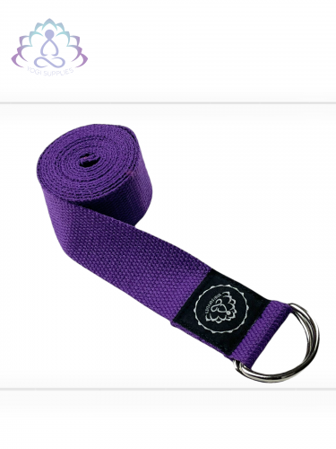 2pc PURPLE YOGA STRAP