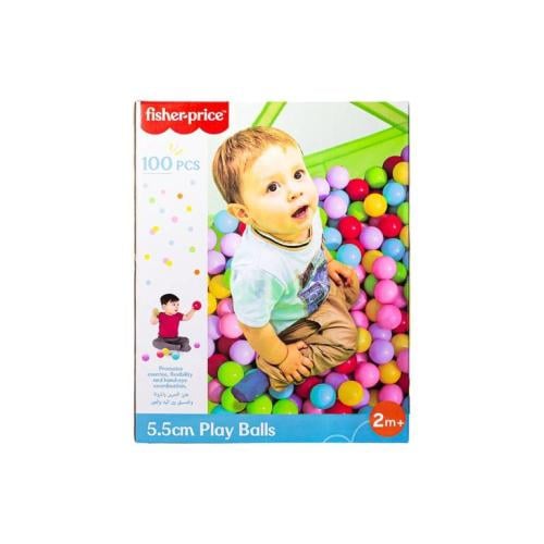 100 كرة ملونة بمقاس 5.5 سم - Fisher price