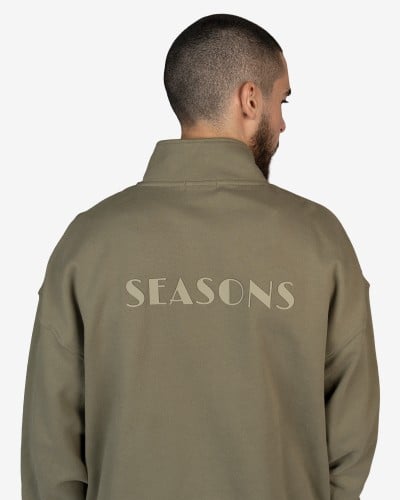 Green zip up