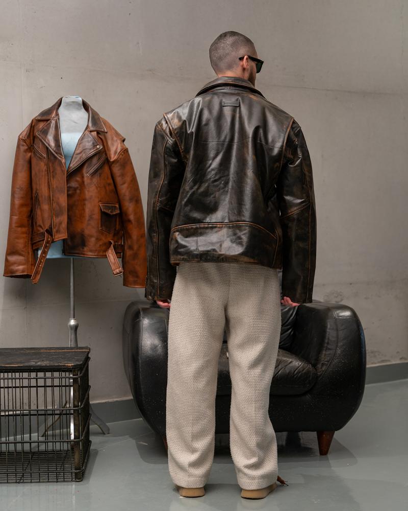 Dark Brown Genuine Leather jacket - Your unique destination for