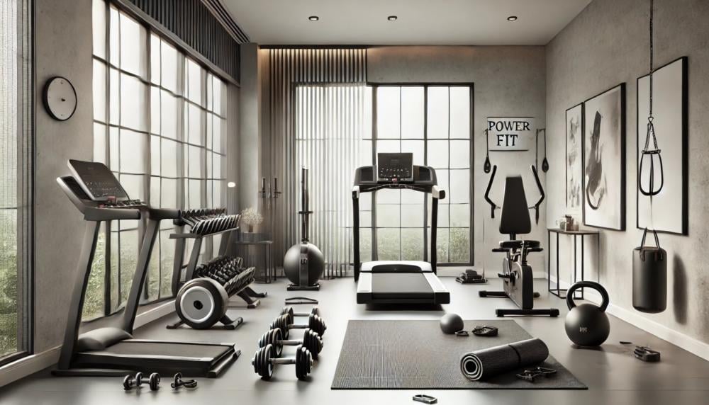 كيف تنشئ صالة رياضية منزلية مثالية؟ دليل Power Fit الشامل