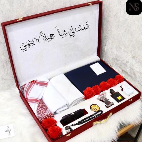 بوكس رجالي قماشين وشماغين