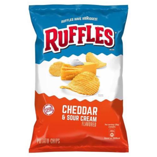 رافلز نكهة الجبنة والكريمة الحامضة - Ruffles Chedd...