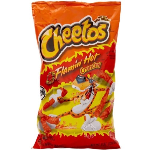 شيتوس فلامين هوت احمر سبايسي Cheetos Crunchy Flami...