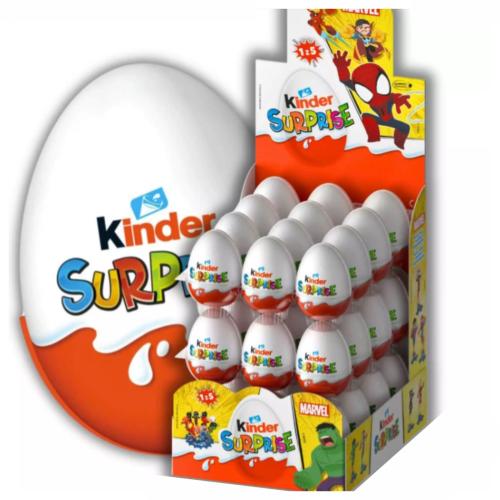 كرتون بيضة كندر قصدير - kinder surprise egg