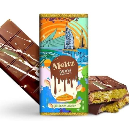 ميلتز دبي شوكولاتة فاخرة مع كنافة الفستق - Meltz D...