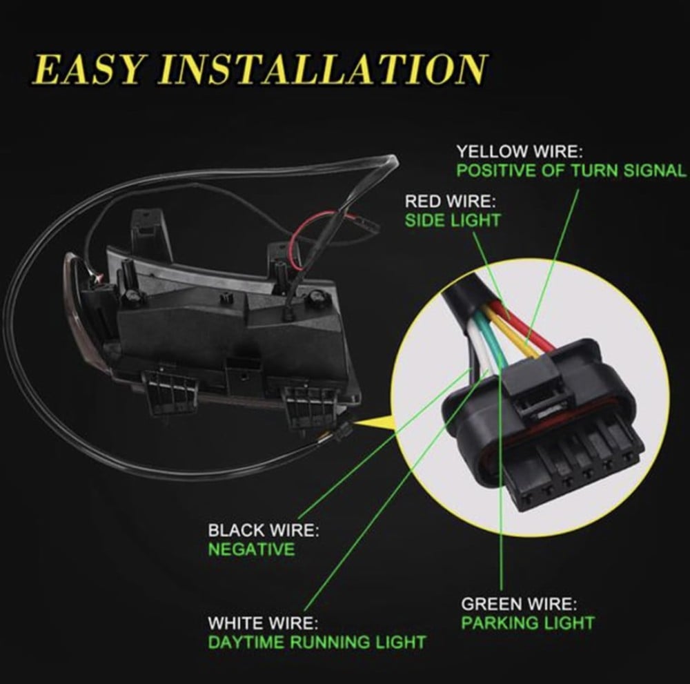 ليد رفرف + اشارة رانجلر JL 2018-2022