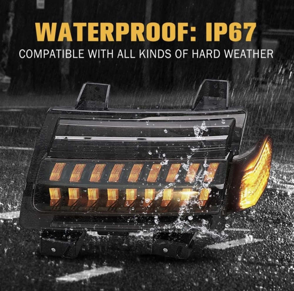 ليد رفرف + اشارة رانجلر JL 2018-2022