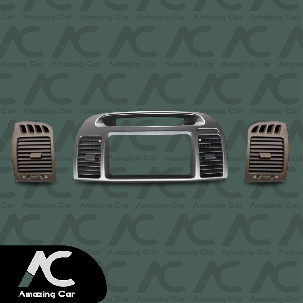 ديكور ريش مكيف كامري 2003-2006 اسود اطراف بيج