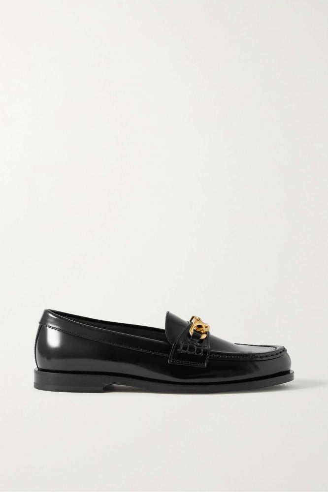 حذاء-فالينتينو-جارفاني-جلد-اسود-متجر-الأحذية-سواقيو