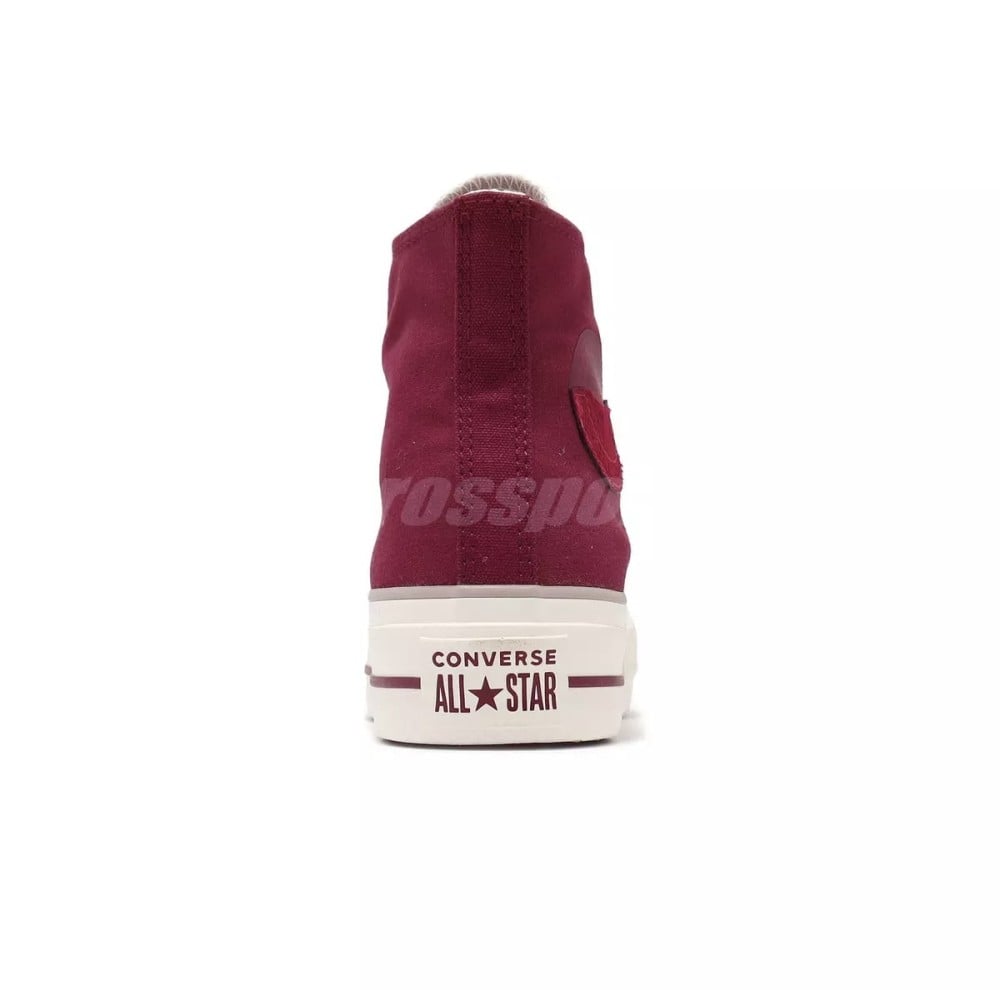 حذاء كونفرس عنابي سواقيو