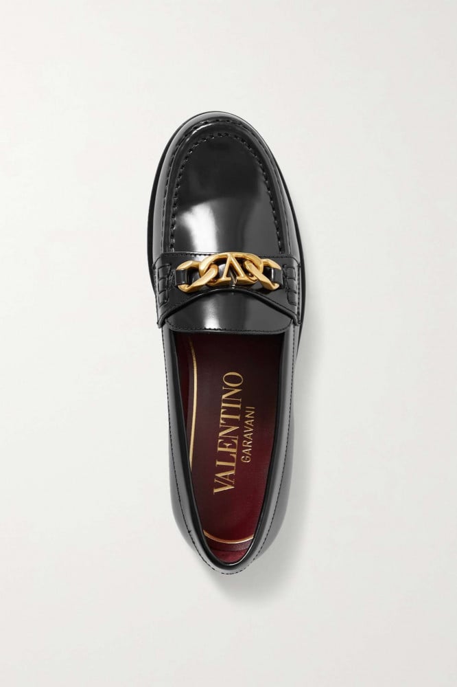 حذاء-فالينتينو-جارفاني-جلد-اسود-متجر-الأحذية-سواقيو