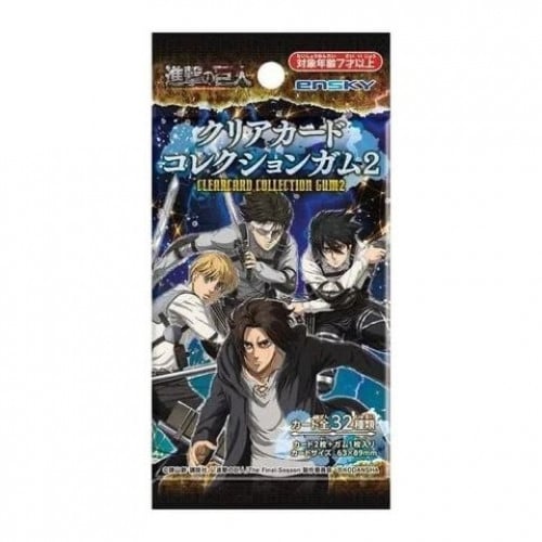 Attack on titan clear card collection vol 2 pack