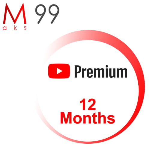 أشتراك سنة ( 12 شهر ) يوتيوب بريميوم