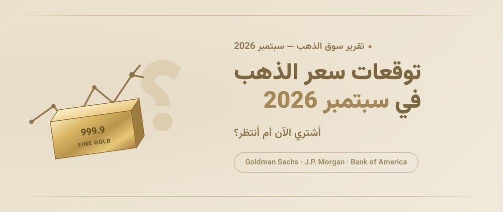 توقعات سعر الذهب 2026