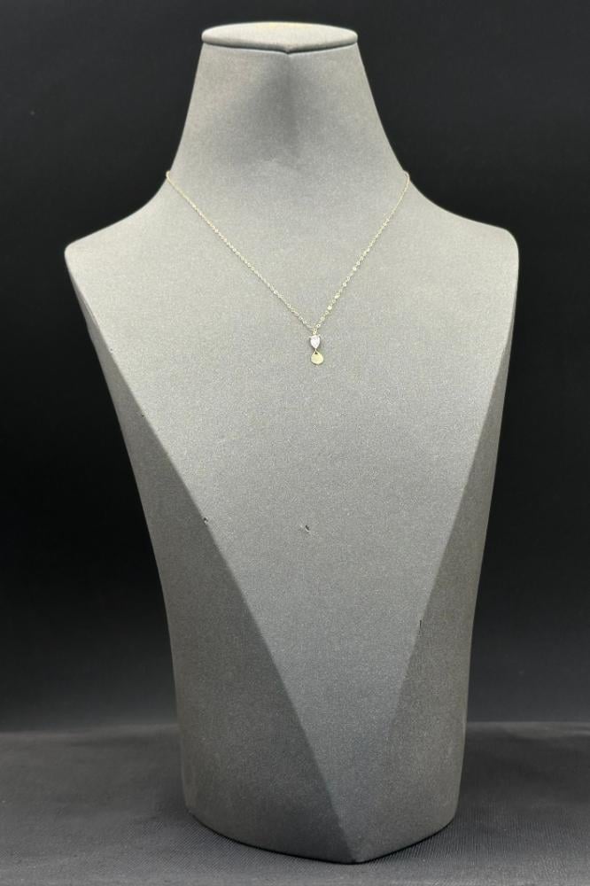 عقد ذهب تصميم الماس