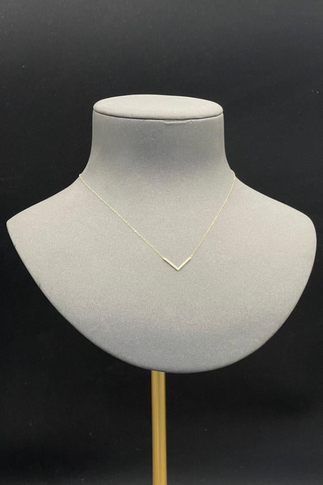 عقد ذهب تصميم الماس