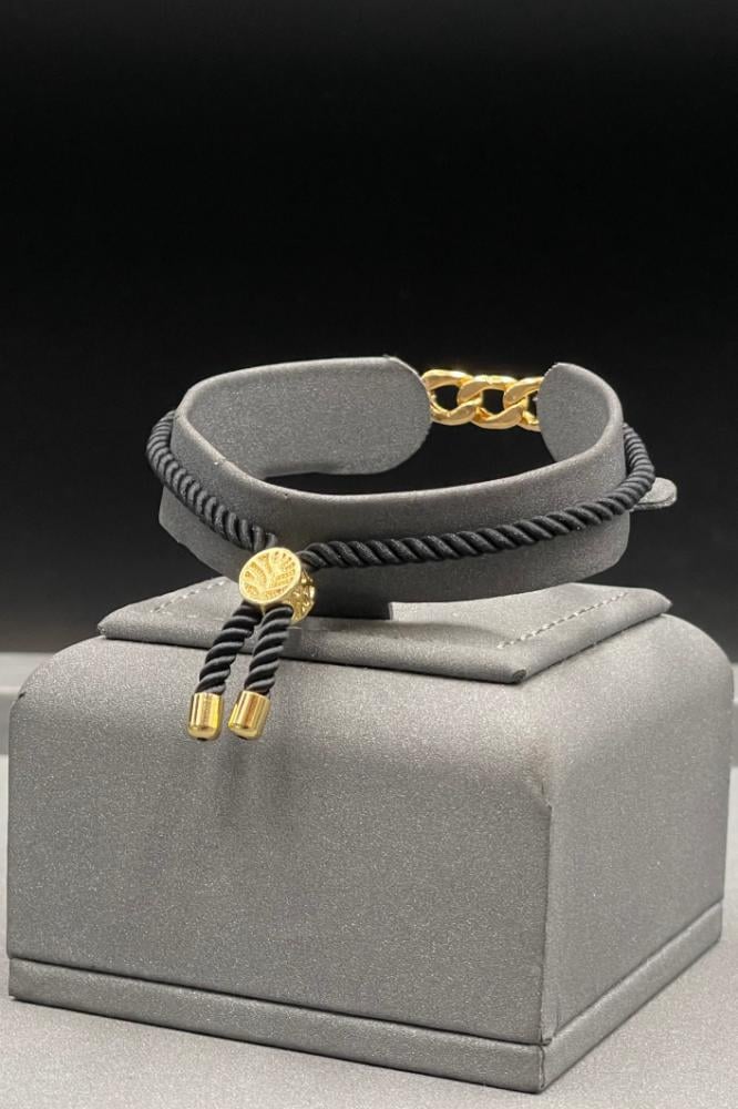 اساور قيطان ذهب جنزير صافي عيار 21 يضفي لمسة من الاناقة