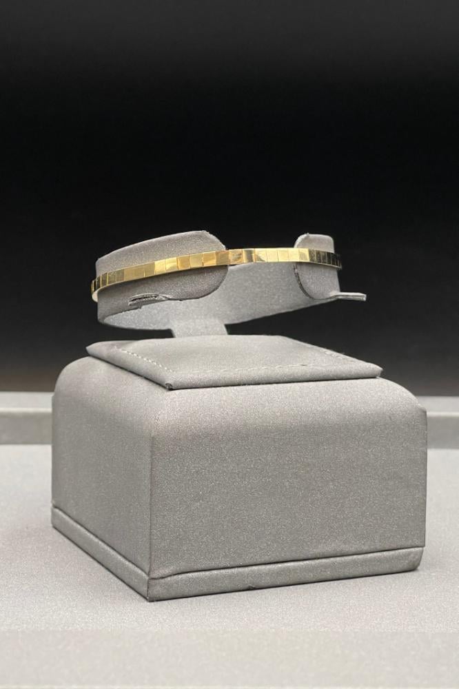 تالقي مع اسوارة مع خاتم ذهب صافي عيار 18 وزن 7,3 جرام