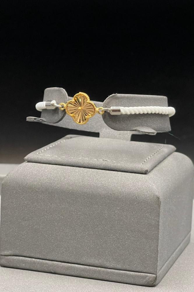 اسوارة قيطان وردة ذهب صافي عيار 21 وزن 1,94 جرام