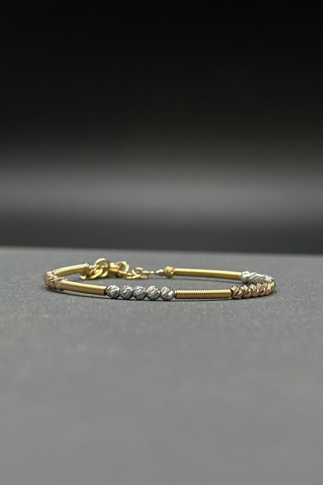 اسوارة اطفال كور ليزر ذهب صافي