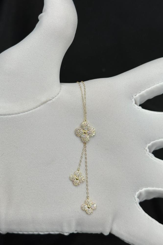 عقود ذهب تصميم الماس