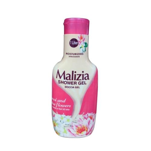 ماليزيا - جل سائل إستحمام  بزيت مونوي وزهر اللوتس - 1000مل -  Malizia Shower Gel monoi lotus flowers