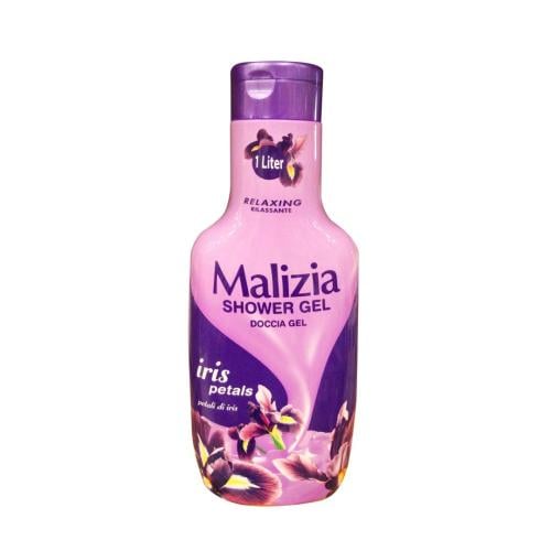 ماليزيا - جل سائل إستحمام بأوراق السوسن الحرماني - 1000جم - Malizia Shower Gel iris petals