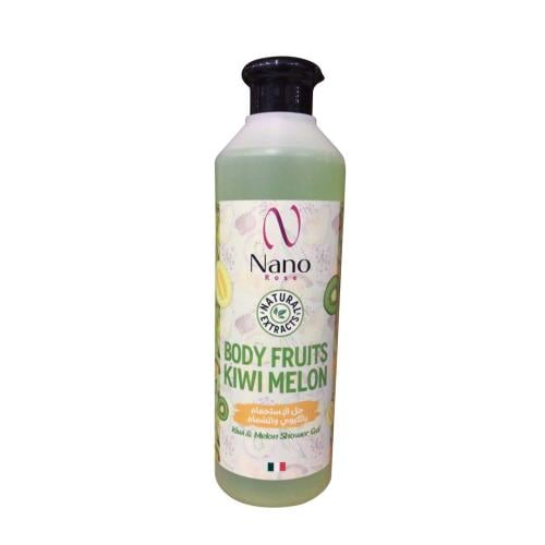 جل الإستحمام بالكيوي والشمام -  - 500مل - BODY FRUITS KIWI MELON  - Nano Rose