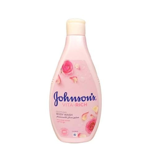 صابون سائل استحمام  مع ماء الورد -جونسون
