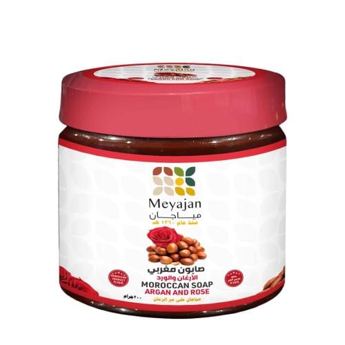 صابون مغربي الأرغان و الورد - 200جم - مياجان
