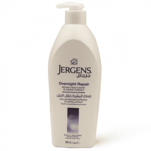 جرجينز اصلاح البشرة خلال الليل - 400مل- jergens