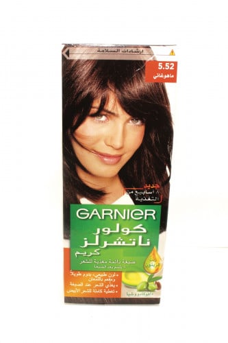 جارنير كولور ناتشرلز صبغة دائمة زيت الزيتون ماهوغاني 552