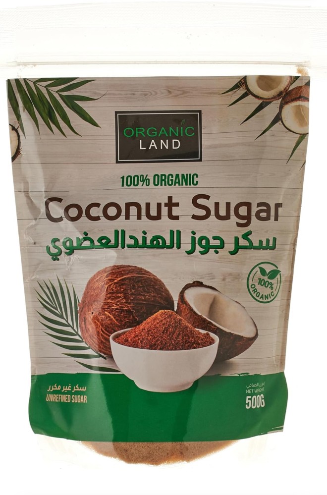 سكر جوز الهند العضوي