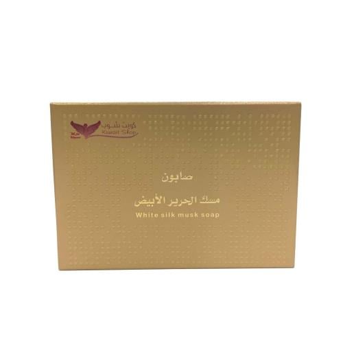 كويت شوب صابون مسك الحرير الأبيض - 100 جم -White silk musk soap