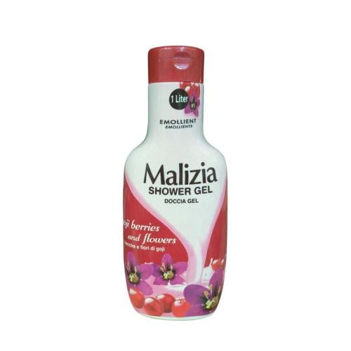 ماليزيا - جل سائل إستحمام بالتوت الغوجي والأزهار - 1000مل - Malizia Shower Gel goji berries and flowers bacche e fiori di goji