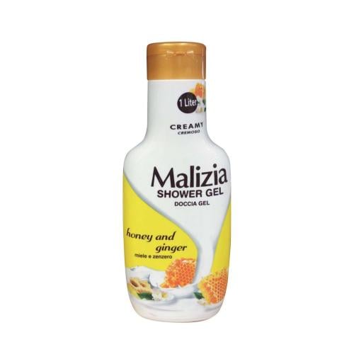 ماليزيا - جل سائل إستحمام بالعسل و الزنجبيل - 1000 جم- Malizia Shower Gel honey and ginger